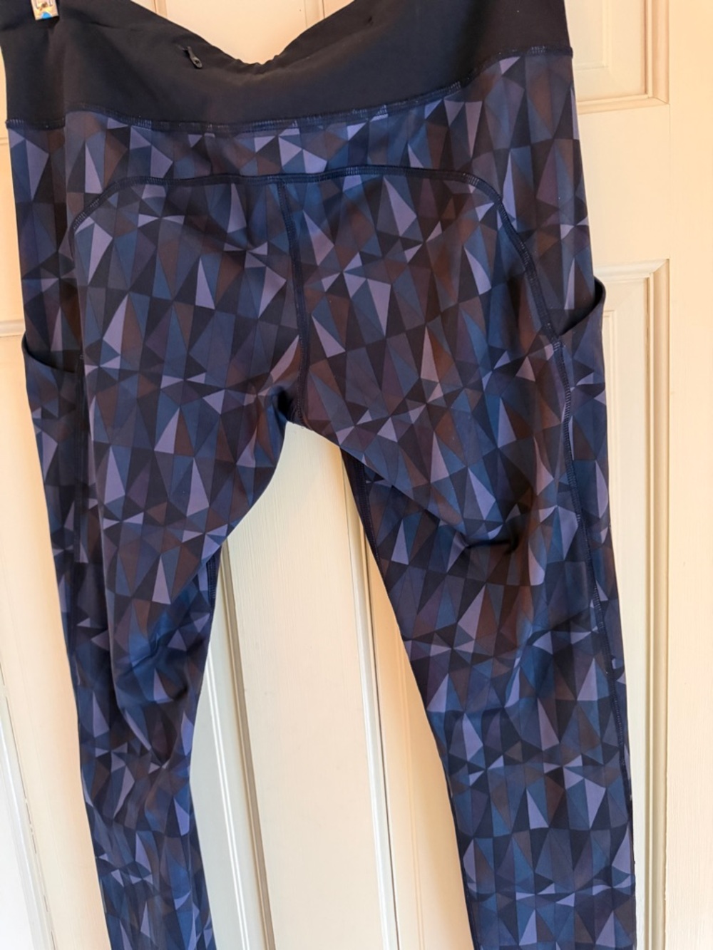lululemon athletica Navy & Purple Geo Pocket Leggings